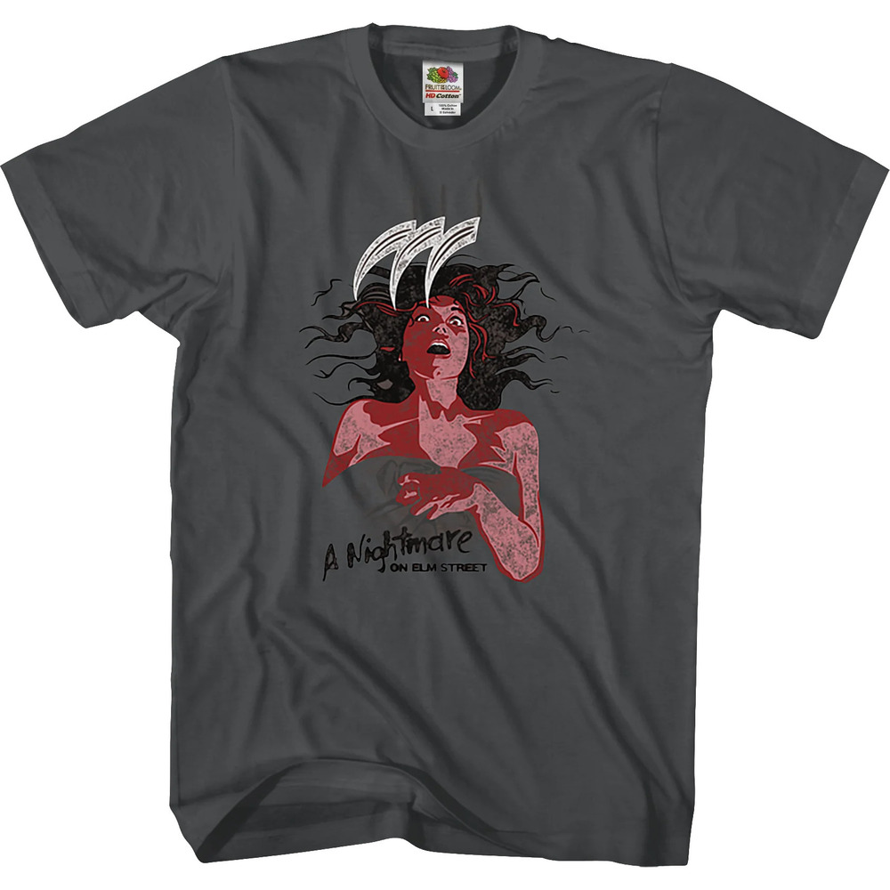 Illustrated Poster Nightmare On Elm Street Tshirt